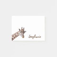 Safari Animaux Girafe Fille Nom Enfants