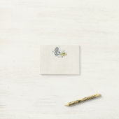 Post-it® Safari Zebra Avec Aquarelle Savannah Arbre Vert (Sur un bureau)