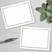 Post-it® Sage Green Minimalist Monogram