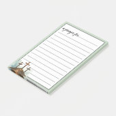Post-it® Sage Green Three Crosses War Room Prayer (Incliné)