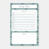 Post-it® Sage Moon To-Do List Notepad 4"x6" (Devant)