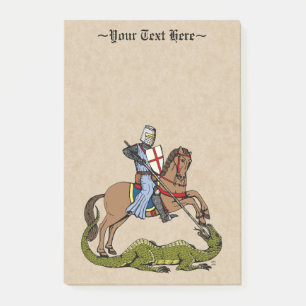 Post-it® Saint George et le Dragon du 13e siècle