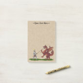 Post-it® Saint-Georges du XVe siècle (Sur un bureau)