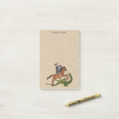 Post-it® Saint-Georges romain et le Dragon (Sur un bureau)