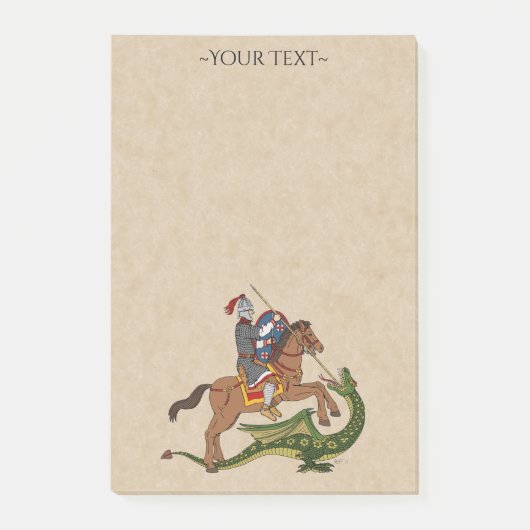 Post-it® Saint-Georges romain et le Dragon (Devant)