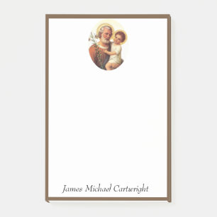 Post-it® Saint Joseph Bébé Jésus Traditionnel Catholique