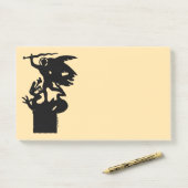 Post-it® Saint Michel et Dragon (Sur un bureau)