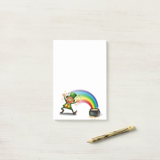 Post-it® Saint Patrick's Day (Sur un bureau)
