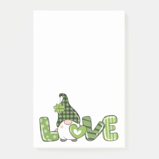 Post-it® Saint Patrick's Day Gnome (Devant)