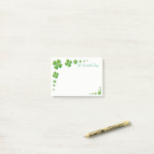 Post-it® Saint Patrick's Day Post-it-Notes (Sur un bureau)
