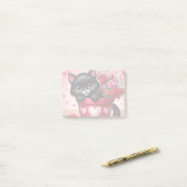 Post-it® Saint-Valentin (Sur un bureau)