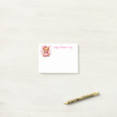 Post-it® Saint-Valentin (Sur un bureau)