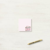 Post-it® Saint-Valentin Bouledogue Anglais (Sur un bureau)