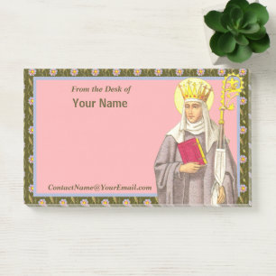 Post-it® Sainte Audrey (Etheldreda) (P 003) 10"x6"