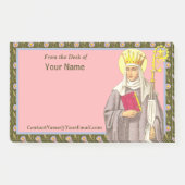 Post-it® Sainte Audrey (Etheldreda) (P 003) 10"x6" (Devant)