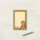 Post-it® Sainte-Barbe (JP 01) 4"x6" (Sur un bureau)