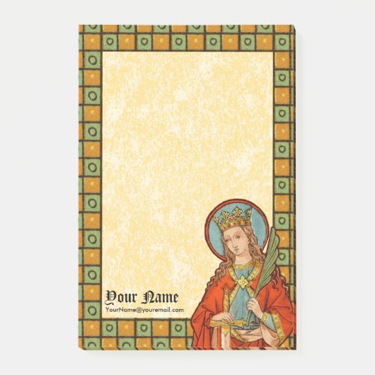 Post-it® Sainte-Barbe (JP 01) 4"x6" (Devant)