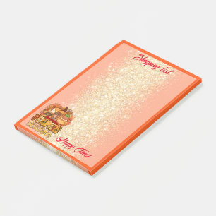 Post-it® Saison citrouille Personnaliser d'automne Texte et