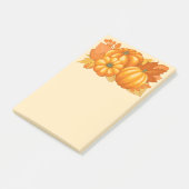 Post-it® Saison d'automne Halloween Citrouille Motif (Incliné)