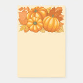 Post-it® Saison d'automne Halloween Citrouille Motif (Devant)