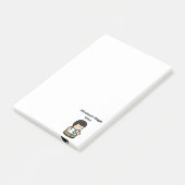 Post-it® Salaire Minimum Woo Funny Office Travailleur Carto (Incliné)