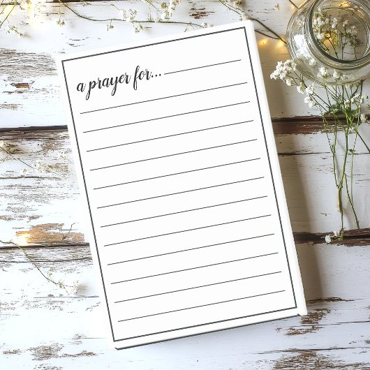 Post-it® Salle de guerre vierge Prière