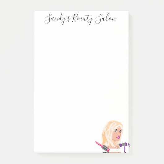 Post-it® Salon de beauté Post-it Notes (Devant)