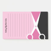 Post-it® Salon de coiffure abstrait de ciseaux (Devant)