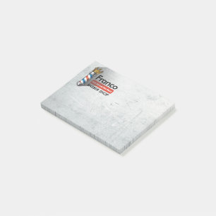 Post-it® Salon de coiffure Barber Hair Shop King Crown Barb