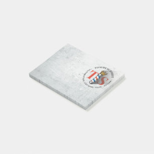 Post-it® Salon de coiffure Barber Hair Shop King Crown Barb