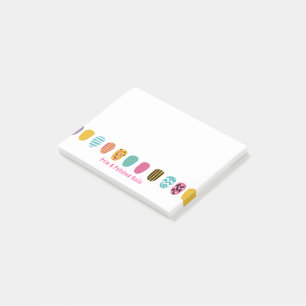 Post-it® Salon de ongles Turquoise rose Fille moderne