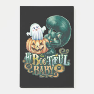 Post-it® Salut Bébé Boo-tiful Halloween Chat