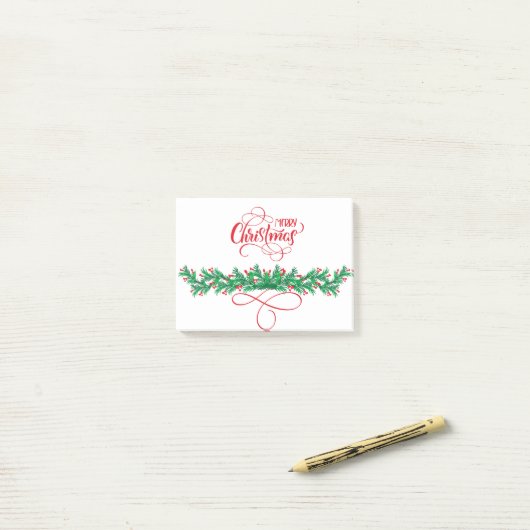 Post-it® Salutation de vacances (Sur un bureau)