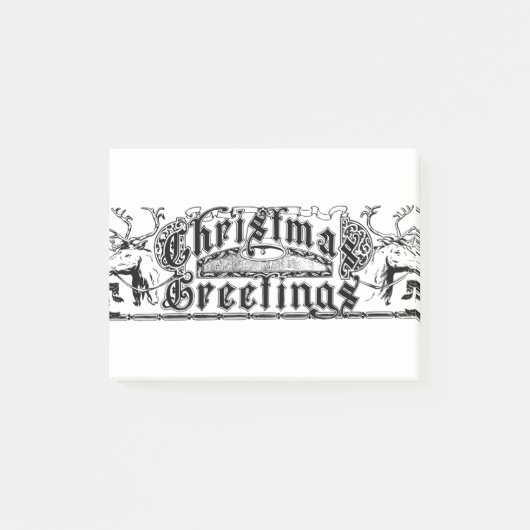 Post-it® Salutations de Noël (Devant)