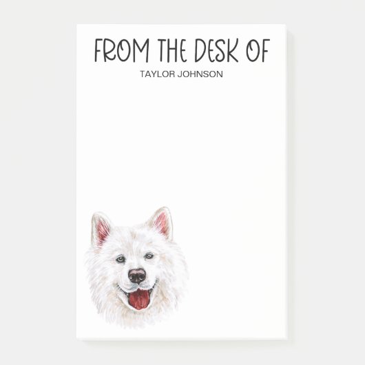 Post-it® Samoyed Lover Post-it Notes (Devant)