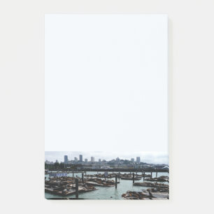 Post-it® San Francisco et Pier 39 Sea Lions City Skyline