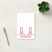 Post-it® San Francisco la Californie golden gate bridge (Bureau)