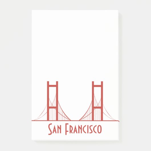 Post-it® San Francisco la Californie golden gate bridge (Devant)