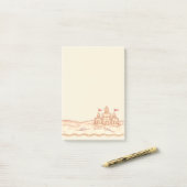 Post-it® Sandcastle (Sur un bureau)