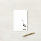 Post-it® Sandhill Crane Photo 4x6 Notes (Sur un bureau)