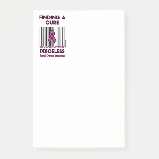 Post-it® SANS PRIX...Cancer du sein (Devant)