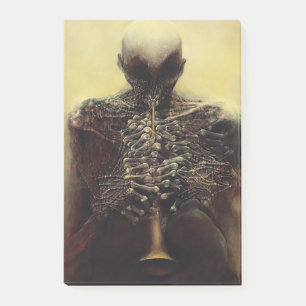 Post-it® Sans titre (The Flutist) par Zdzislaw Beksinski