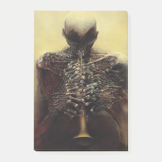 Post-it® Sans titre (The Flutist) par Zdzislaw Beksinski (Devant)