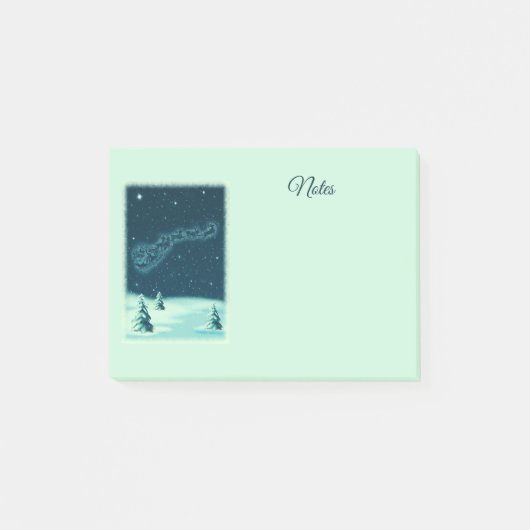 Post-it® Santa and his Reindeers (Devant)