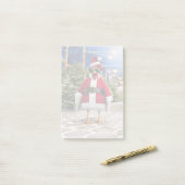 Post-it® Santa Chicken (Sur un bureau)