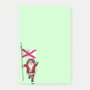 Post-it® Santa Claus Avec L'Ensigne D'Irlande Du Nord