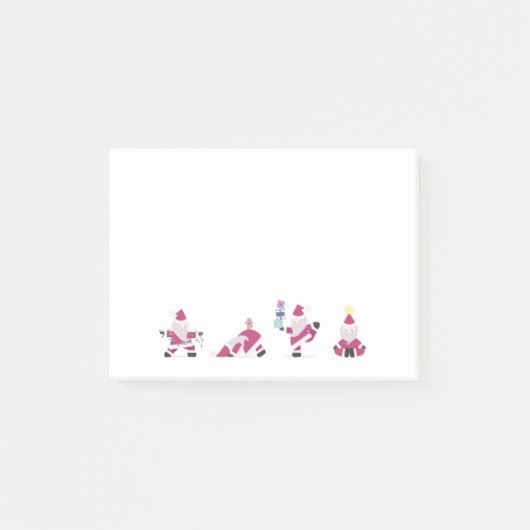 Post-it® Santa Claus Yoga Fête Jingle Noël Méditer (Devant)