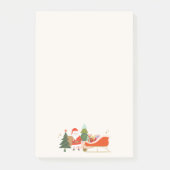 Post-it® Santa et traîneau de Noël (Devant)