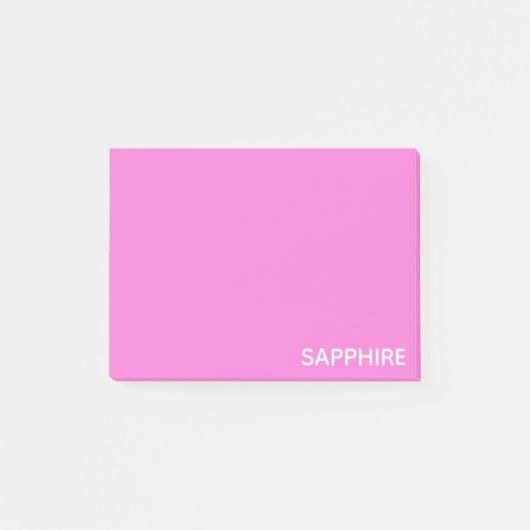 Post-it® Sapphire pink colour (Devant)