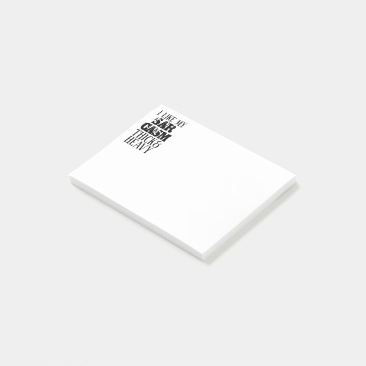 Post-it® Sarcasme épais et lourd (Incliné)
